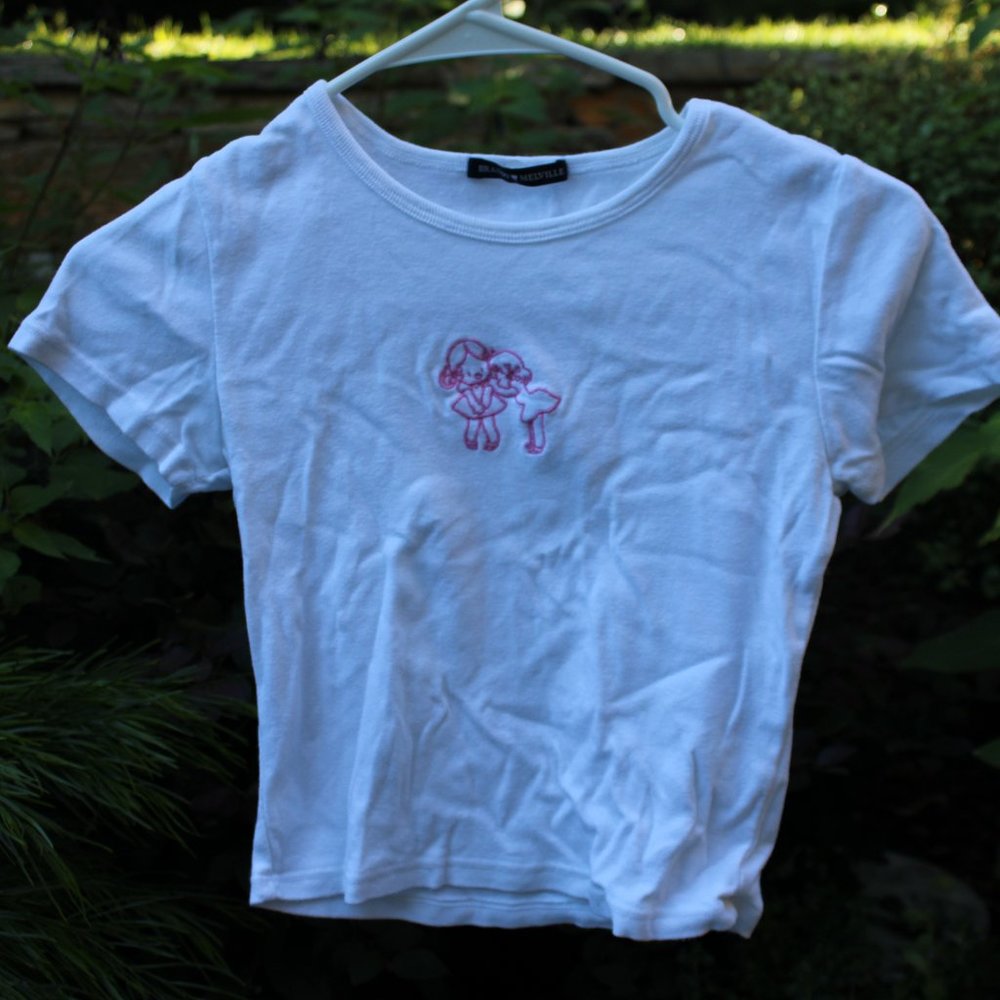 Embroidered Crop Top